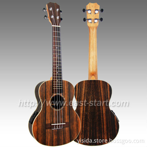 Handmade Electric Tenor Ukulele Ebony Ukulele